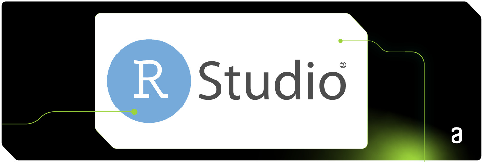 Logo do RStudio.