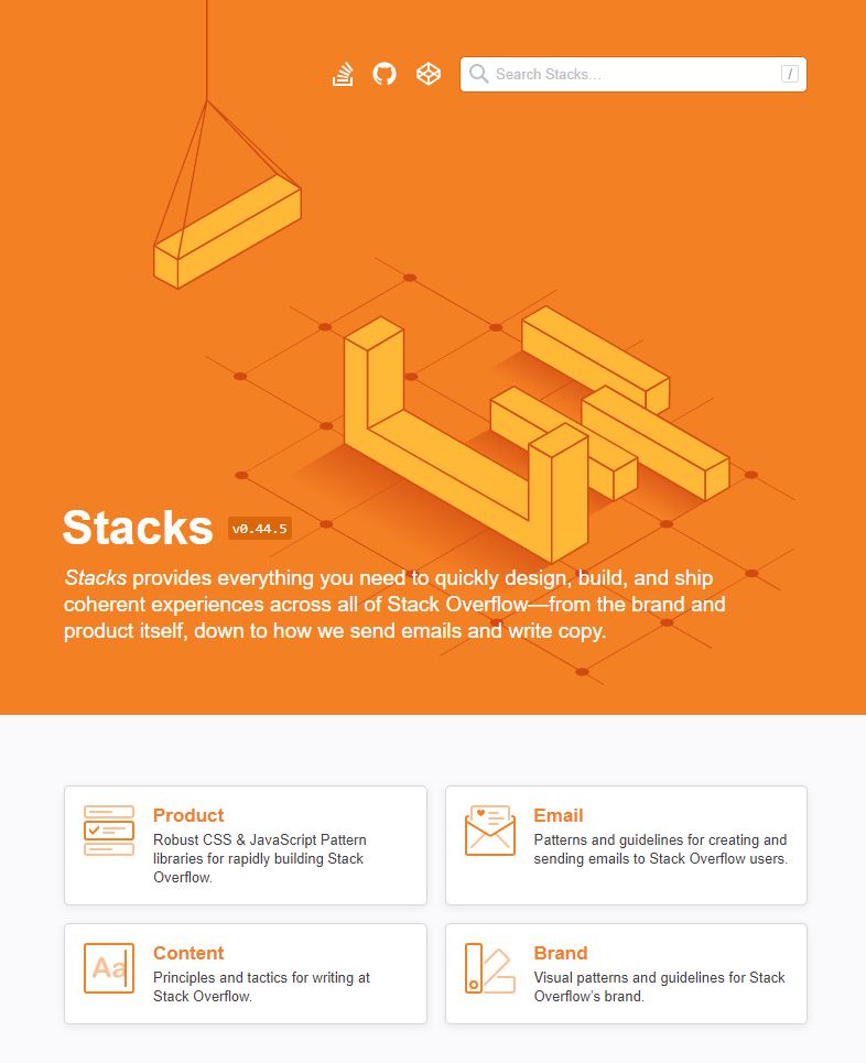 Design System Spectrum da Stack Overflow