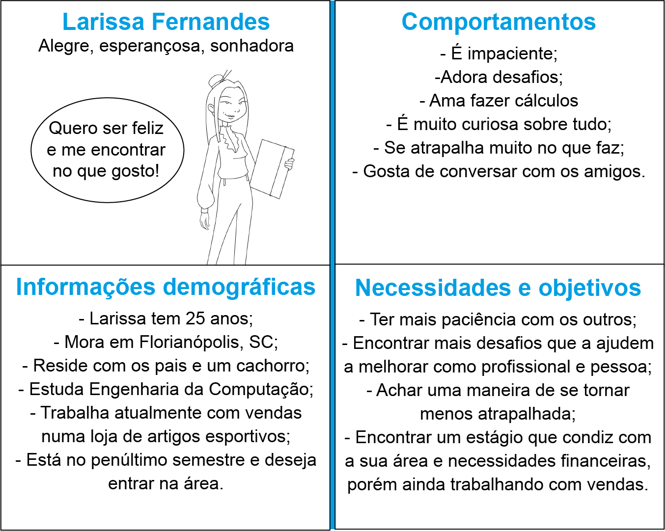 quadro completo com todas as informações da proto-persona #inset