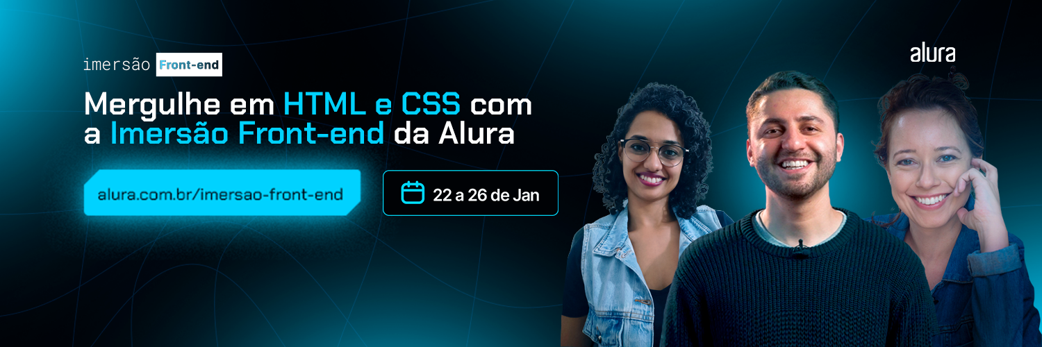 Alura oferece 80 mil vagas para curso online e gratuito em Front-end